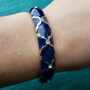 2/35$ Sequin Blue enamel bracelet